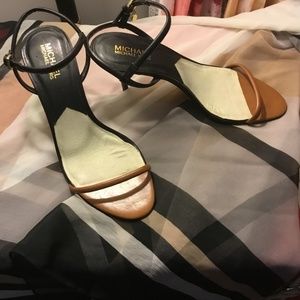 Michael/Michael Kors, black/tan, Size 10 sandal
